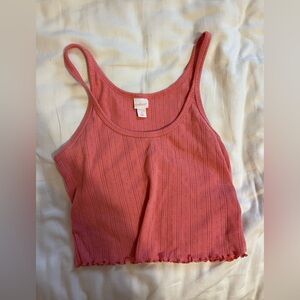 Pink coral tank top (s)